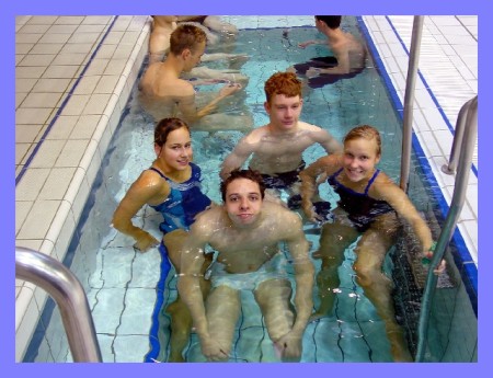 Aufwrmen im kleinen Becken