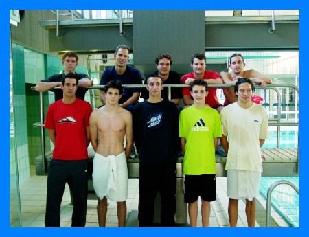 Unser Team: links vorne: Rainer Späth, Clemens Sebisch, Alexander Haß, Patrick Hausotter, Falk Schmieder links hinten: Alexander König, Christian Tröger, Markus Hanusch, Stephan Ulm, Markus Bierig