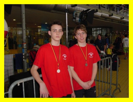 Die 100m Freistilstrecke dominierten zwei SCW-ler: 1. Platz Patrick Hausotter, 2. Platz Manuel Stral