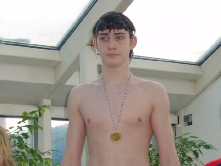 Siegerehrung Patrick holt 7 x Gold 