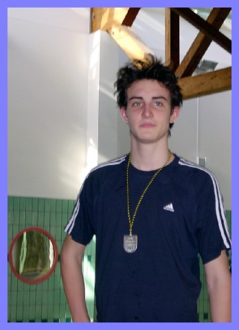 Patrick bei der Siegerehrung