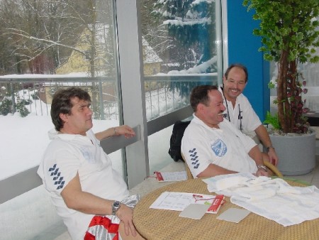 Gute Stimmung im Kampfgericht