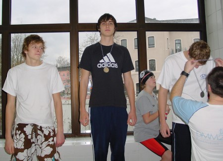 Patrick bei der Siegerehrung