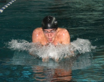 Patrick bei 200m Brust