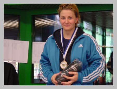 Anita (Modlmayr) wird Bayerische Meisterin ber 50 m Brust