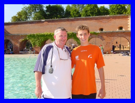 Patrick mit seinem neuen Trainer Georg Weinzierl