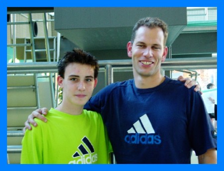 Patrick mit Christian Tröger