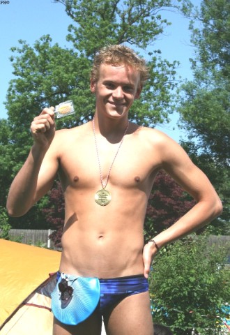 Jonas bei der Siegerehrung