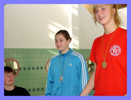 Lisa (Jocham) bei der Siegerehrung