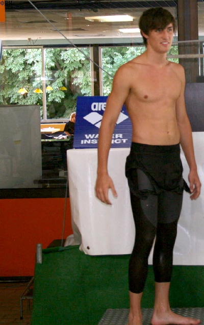 Siegerehrung ber 400m Freistil