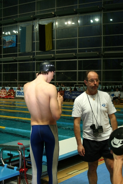 Patrick am Start ber 200m Brust 