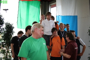 Siegerehrung 4 x 50m Freistil 