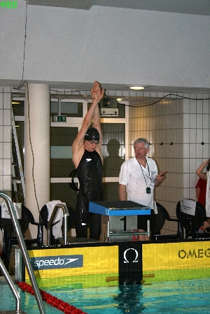 Vor dem Start ber 200m Freistil