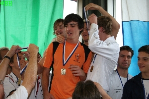 Siegerehrung 4 x 50m Lagen